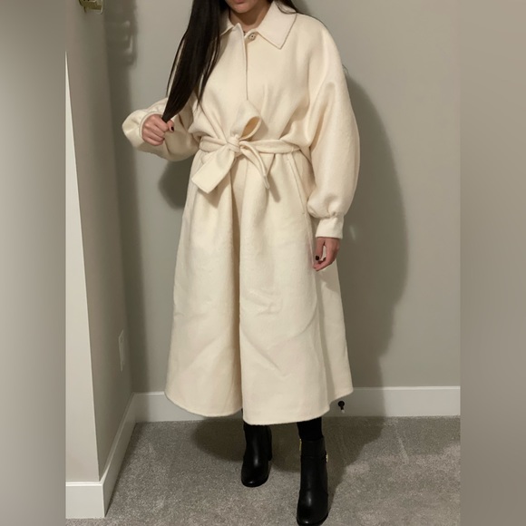 Brand new luxury cream coat from Silk Maison - Picture 4 of 4